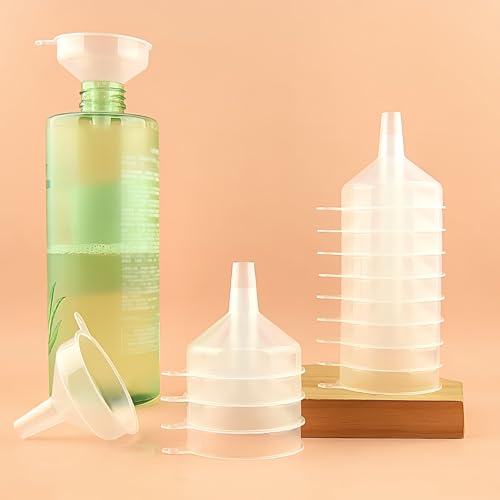 Small Funnel 4 Pack Food Grade Funnel Easily Transfer Liquids Granules Powders Funnels for Kitchen use Filling Bottles Water Bottle Funnel Lotion Essential Oils