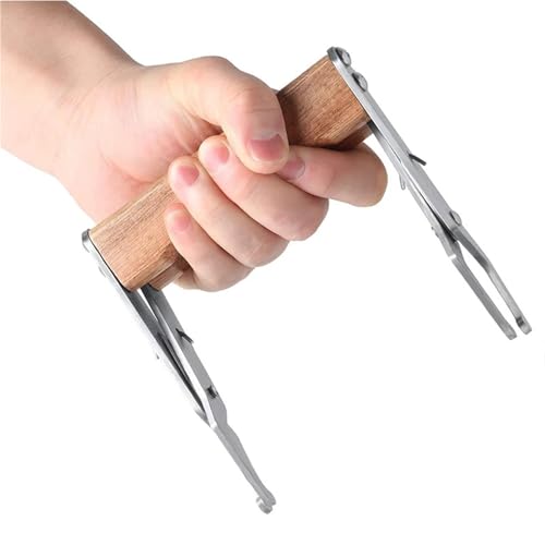 Bee Hive Frame Grip 2pcs Bee Hive Frame Holder Stainless Steel Capture Frame Grip Beehive Clip Clamp Grasp Beekeeping Accessories Increase Honey Bee Tool for Beekeeeper