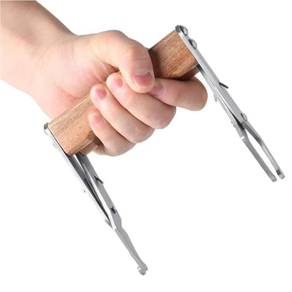 Bee Hive Frame Grip 2pcs Bee Hive Frame Holder Stainless Steel Capture Frame Grip Beehive Clip Clamp Grasp Beekeeping Accessories Increase Honey Bee Tool for Beekeeeper