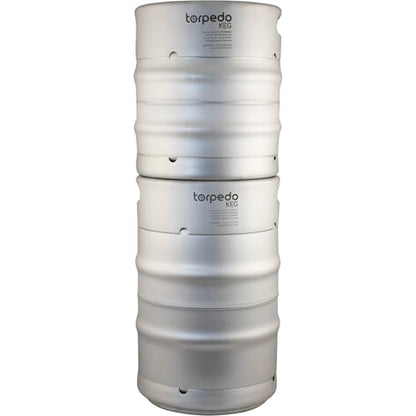 Torpedo Keg | Ball Lock Keg | Stainless Steel Corny Keg | Low2 Keg Lid O-Ring | Superior Oxygen Barrier Properties | 15 Gallon
