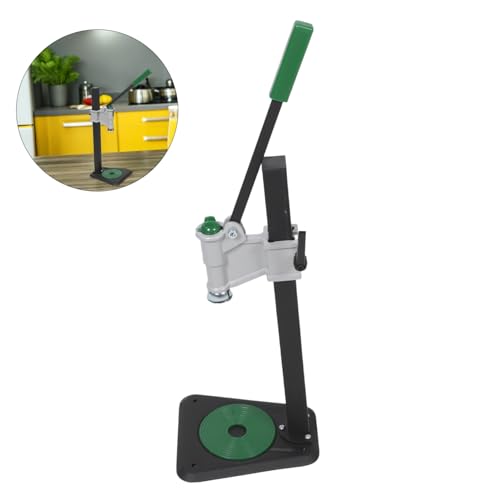 Manual Bottle Capper Tool for 26mm/29mm Soda Caps and Wine Bottles, Adjustable Height 7.8"-18.3", Iron Construction with Stable Tabletop Base and Antislip Pad, for DIY Beverage