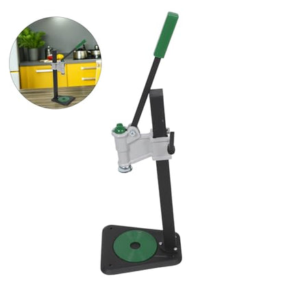 Manual Bottle Capper Tool for 26mm/29mm Soda Caps and Wine Bottles, Adjustable Height 7.8"-18.3", Iron Construction with Stable Tabletop Base and Antislip Pad, for DIY Beverage