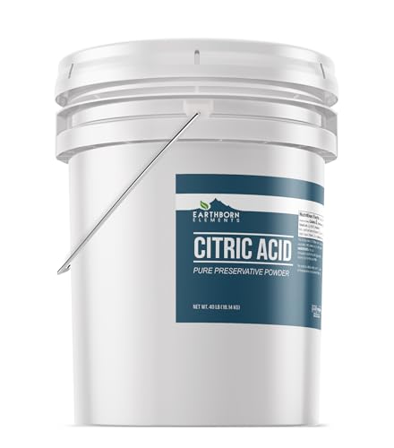 Earthborn Elements Citric Acid (5 Gallon), Food Safe, Preservative & Cleaner - size: 640 Ounce (Pack of 1)