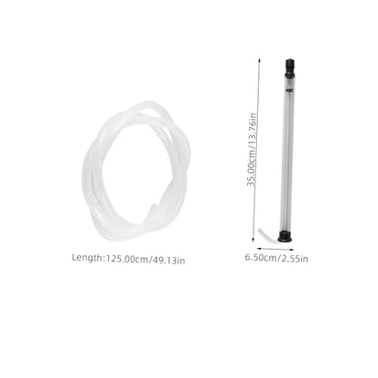 Cabilock 1Set Automatic Siphon Transfer Tool Reusable Homebrew Siphon Tubing Auto Siphon with Clear Hose for Wine Making and Liquid Transfer Design