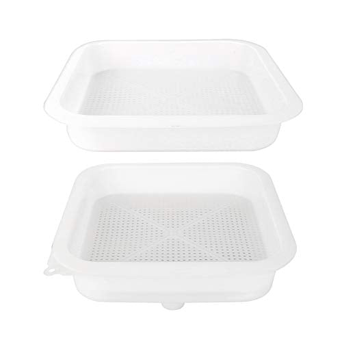 Double - Layer Honey Strainer Filter Sieve, Beekeeping Tools, Food Grade PP Plastic Honey Filter with Coarse and Fine Mesh for Pure Honey Extraction, Easy to Clean and Durable