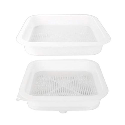 Double Layer Honey Strainer Sieve, Food Grade Beekeeping Tools, Fine Mesh for Honey with Coarse and Fine, Includes Funnel for Pouring, PP