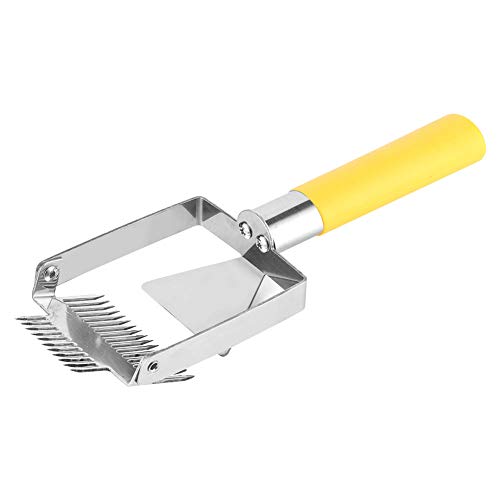 Stainless Steel Beehive Knife Scraper Uncapping Fork Tool for Beekeeping Honey Extraction Equipment Durable Proof Easy Clean Beekeepers Essential Gear 9.1x3.0x1.4in
