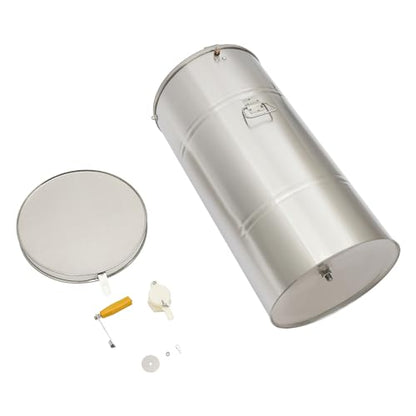DNYSYSJ Two-Frame Honey Machine, Large Stainless Steel 2 Frame Manual Honey Extractor Beekeeping Equipment for Farm
