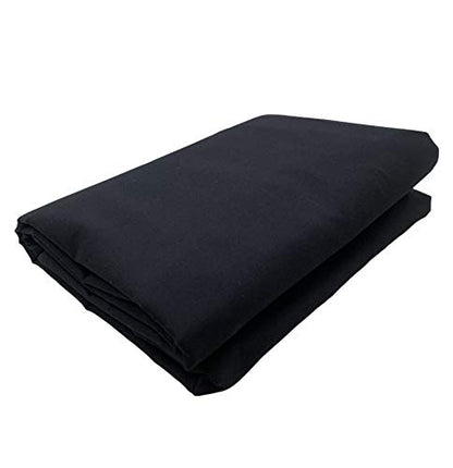 AK TRADING CO. Muslin Fabric/Textile - Draping Fabric - Black 10 Yards Medium Weight - 100% Cotton (60in. Wide) - color: Black, size: 10 Yards