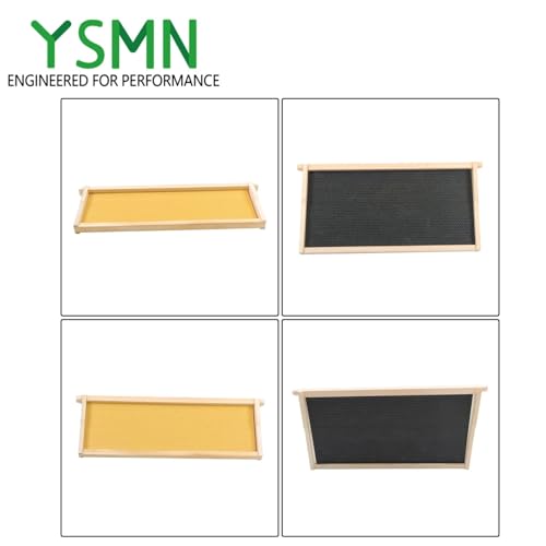 8 Frame Langstroth Bee Hive Coated with Beeswax Includes Beehive Frames and Waxed Foundations (2 Deep Boxes 2 Medium Boxes)