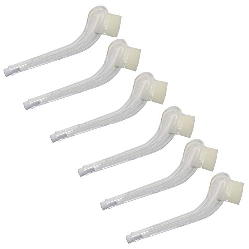 6 Pieces Queen Catcher Pipe Type Queen Catcher Plastic Queen Catcher Pipe Bee Queen Catch Cage Beekeeping Equipment Professional Beekeeping Tool, Transparent