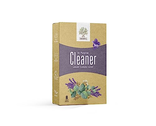 All-Purpose Cleaner Refills - Multi-Surface Cleaning Tablets, 8 Count - 192 fl oz total (makes 8x 24 fl ox bottles of spray cleaner) Fragrance - Eucalyptus & Lavender