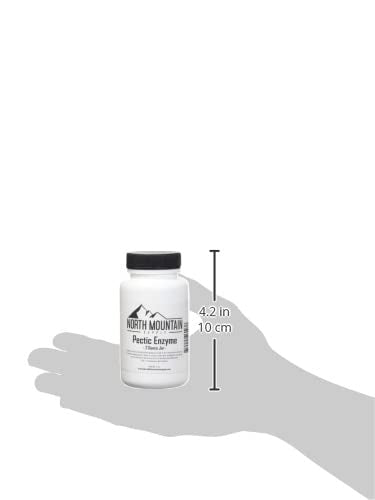 FastRack Set of 2 One Gallon Wide Mouth Jars with Drilled Lid & Airlock + North Mountain Supply 2 Ounce Pectic Enzyme Jar