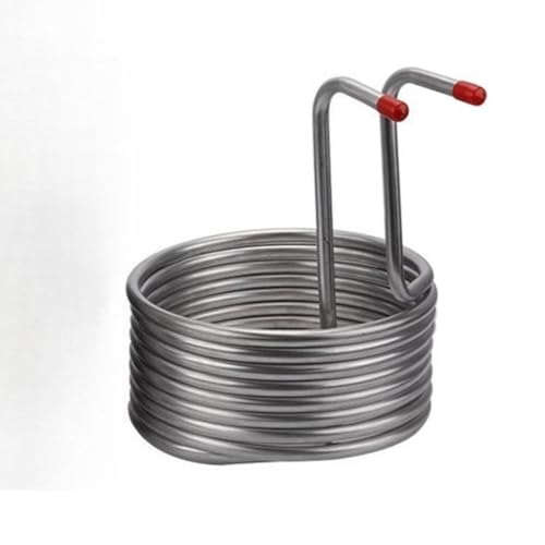 1pcs Home Brewing Immersion Chiller, 12.7mm Stainless Steel Cooling Coil Tube Heat Exchanger, Food Grade Wort Chiller Rapid Beer Cool