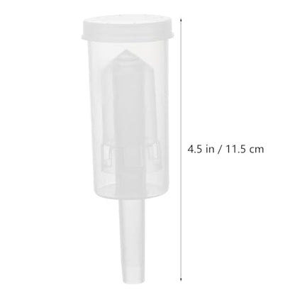 Lurrose 2pcs Plastic Three-piece One-way Exhaust Valves for Homebrew Wine Fermentation Airlocks Wine Preservation Accessories