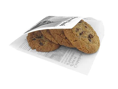 G.E.T. 4-TF1600 12" x 12" White Food-Safe French Newsprint Liner, Food Basket Liner, Deli Wrap, Clipper Mill (Pack of 1000) - color: French Newsprint, size: 12" x 12", style: 1000 Sheets