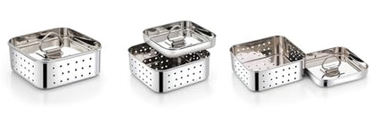 Stainless Steel Home Made Paneer, Cheese, Tofu, Maker Mold Kitchen Tools Press - 450ML