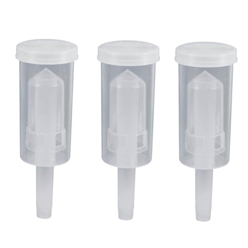 ABOOFAN 3-Piece Homebrew Fermentation Kit 3-Way Fermentation Valve Sturdy Plastic High Transparency Suitable for Wine Making and Brewing Supplies - size: 12.00X3.80X3.80CM