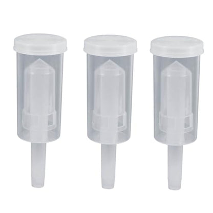 ABOOFAN 3-Piece Homebrew Fermentation Kit 3-Way Fermentation Valve Sturdy Plastic High Transparency Suitable for Wine Making and Brewing Supplies - size: 12.00X3.80X3.80CM