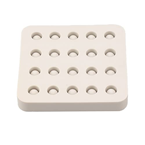 mold for queen cells,silicone beekeeping grafting cup mold,wax queen grafting cups essential beekeeping tool for queen bee beekeepers sturdy applies to reproduction of bees (4 Rows 96x92x14mm) - size: 4 Rows 96x92x14mm