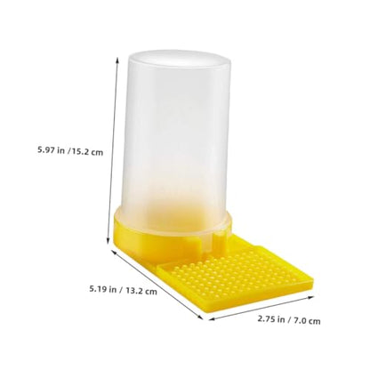 8pcs Bee Feeder Station Bee Feeding Cup Beehive Entrance Feeder Water Hive Tool