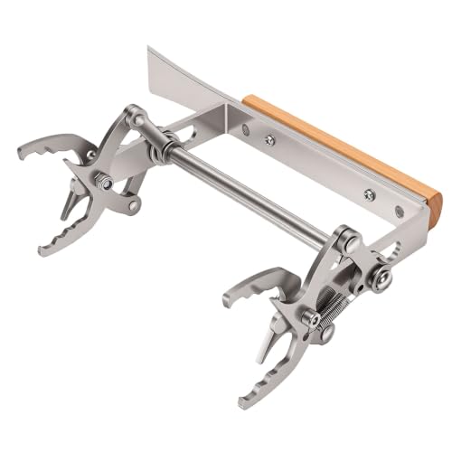 Rust Proof Beekeeping Frame Lifter | Adjustable Grip Tool with Wooden Handle for Beehive Frames, Holder and Gripper for Secure Universal Removal