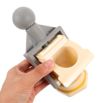 Honey Bucket Gate Valve and Plastic Honey Tap for Beekeeping Equipment Gray Plastic Extractor Spigot and Bottling