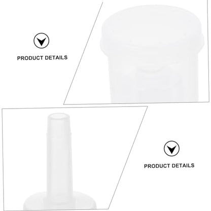SOLUSTRE 2pcs 3-Piece One-Way Valve Check Valve Set for Brewing Plastic Check Suitable for Wine and Beer Fermentation