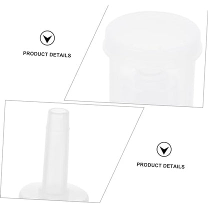 Ciieeo Self-brewed Wine Air Locks 3-piece Check Valves Plastic Wine Strainers Leak-proof Valves Lids Kit