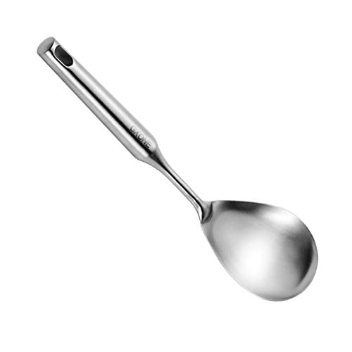 Cooking Spoon,304 Stainless Steel Large Serving Spoons,Silver/12.6Inch - style: Cooking Spoon