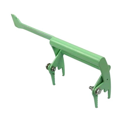 Ergonomic Stainless Steel Beekeeping Scraper Tool with Colorful Handle for Comfortable Grip and Durability Rustproof Clip - color: Green