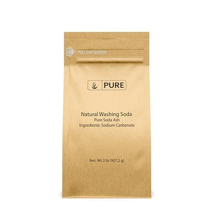 Pure Original Ingredients, Washing Soda, 2 Lb | For laundry applications, surface cleaning, and general household maintenance - size: 32 Ounce (Pack of 1)