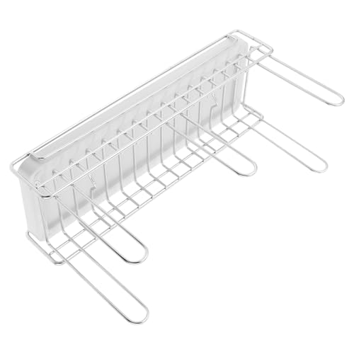 Alipis Stainless Steel Bottle Drying Rack and Desktop Cup Organizer with Drainboard Kitchen Countertop Water Cup Holder for Mason Jars Mugs Sports Bottles