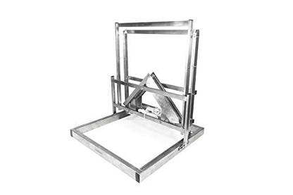 Hive Frames Uncapper with Double 12V Electric Knives Bee Honey Stainless Steel Uncapping Machine
