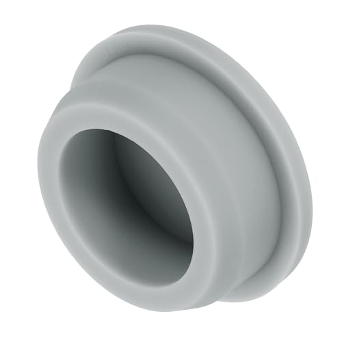 uxcell Silicone Rubber Plug, High Temp Round Hole Plug Waterproof Rubber Stopper Pipe End Caps Fit 34.8mm/1.37" for Bathtub Bottle Sealing, Grey - size: 34.8mm/1.37"