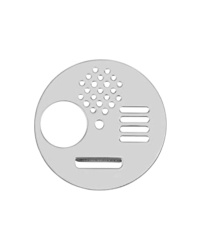 QWORK 10pcs Stainless Steel Beehive Entrance Gates, Round Bee Nest Door Vents, Beekeeping Tools, 6.8cm/2.7Inch Bee Hive Disc Disks