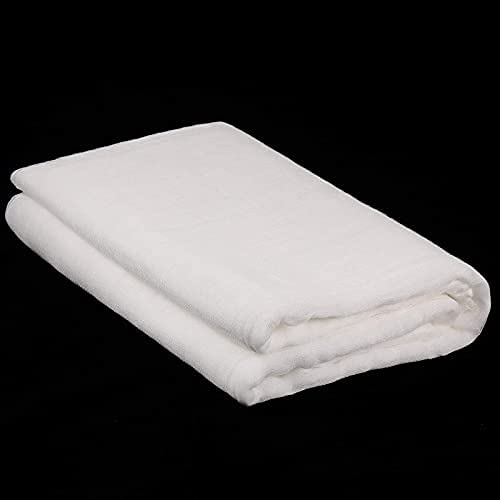 Cheesecloth, Reusable and Breathable, Unbleached Cotton Fine Mesh Weave Cheesecloth, Use for Cooking, Straining, Filtering, Baking (White,Grade 50-Large 126 Sq Feet) - size: Grade 50-Large 126 Sq Feet