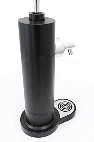 Richard Bergendi Home Draught Beer Pump, Beer kegerator, Beer Tap, Draft Beer Dispenser, Portable Mini Keg For All Can Beers, Ale, Birthday Gift for Men, Husband, Dad, Son, Beer Gifts For Men Black