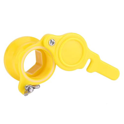 Honey Gate Valve, 14x7cm/5.5x2.7in Plastic Honey Bucket Tap Gate Valve Beekeeping Extractor Tool Bee Bottling Equipment