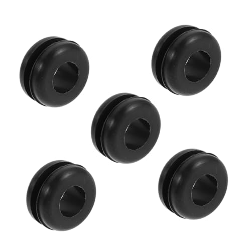 ibasenice Rubber Airlock Grommet Set Venting Grommets 5pcs and Leakproof Easy Installation for Wine Fermenter and Fermenter Lid Holes for Homebrewing and DIY Fermentation Projects