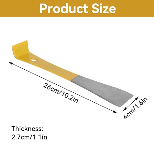 Cyrank Stainless Steel Hives Scraper Tools, 2pcs Pry Bar for Bee Farm Ranch, Beekeeping Equipment Bee Hives Hand Tool Honey Cutting Knife Beekeeper Tool