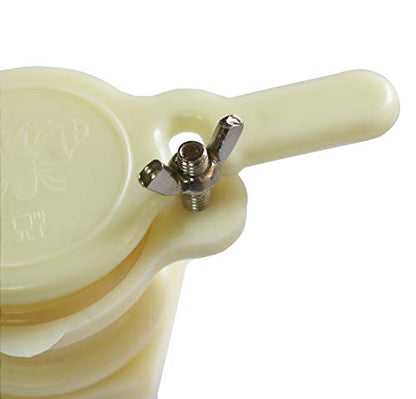 WEICHUAN 4PCS Honey Gate Valve Honey Tap for Extractor | ABS Plastic Honey Gates for Honey Extraction Equipment Beekeeping Tool