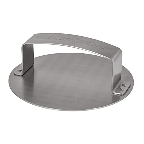 BLACKSTONE Smash & Sear Press – Stainless Steel Burger Smasher | Griddle & Grill Tool, Hamburger & Patty Maker, Panini & Sandwich Press, Meat & Veggie Compatible, Bacon Press