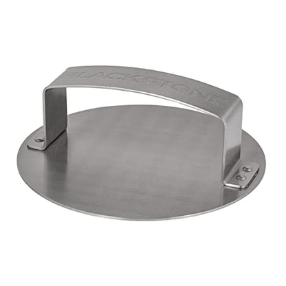 BLACKSTONE Smash & Sear Press – Stainless Steel Burger Smasher | Griddle & Grill Tool, Hamburger & Patty Maker, Panini & Sandwich Press, Meat & Veggie Compatible, Bacon Press