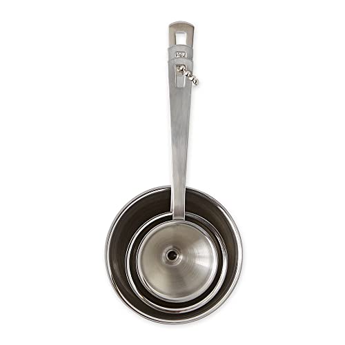 RSVP International Endurance Collection Kitchen Spice Jar/Oil Bottle Funnel, Stainless Steel and Dishwasher Safe, Mini Set, Various Sizes - size: Mini Set, Various Sizes (Pack of 1)