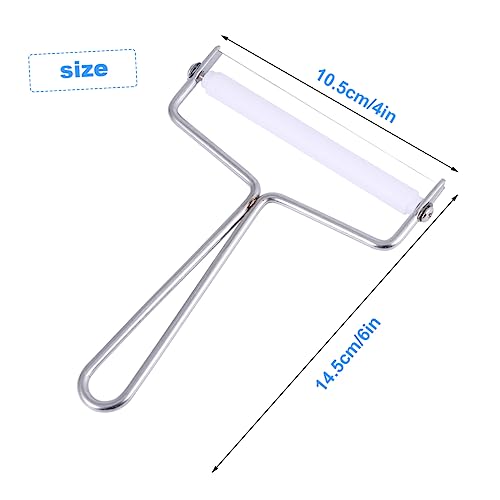 2Pcs Stainless Steel Cheese Slicer Set Wire Handle Efficient Cream Cutter and Butter Scraper for Kitchen and Bakery Use - color: Silver