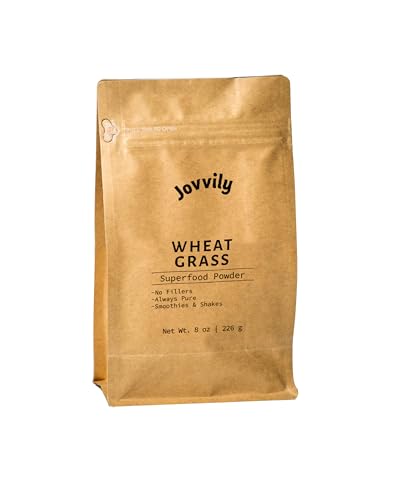 Jovvily Wheat Grass Powder - 8 oz - Superfood - No Fillers - Smoothies & Shakes - size: 8 Ounce