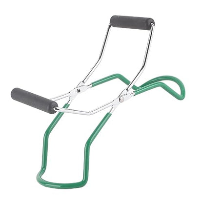 flexman Canning Jar Lifter, Multifunctional Stainless Steel Antiscalding Tray Dish Clamp with Grip Handle, Kitchen Tool for Homes Restaurants Collect Cans (Green) - color: Green