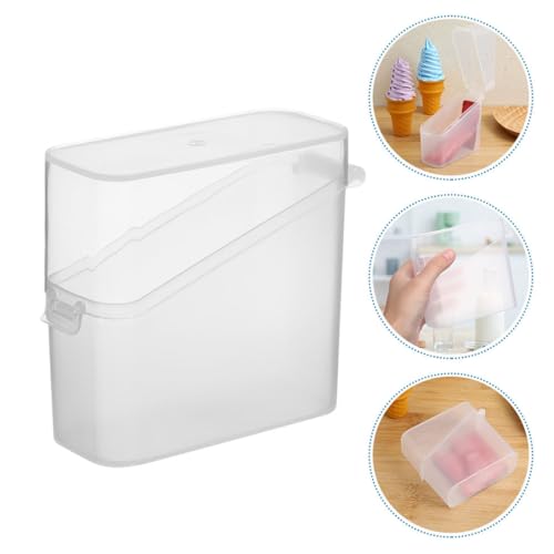 Veemoon 2pcs Cheese Keeper Boxes with Lids, Fridge Storage Containers for Sliced Cheese and Tea Bags, Reusable Food Storage for Kitchen Organization