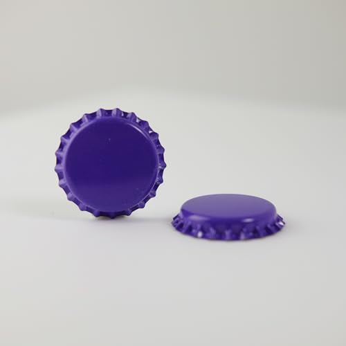 FastRack 288 Oxygen Absorbing Beer Bottle Caps | 26mm Pry-Off Purple Standard Homebrew Bottle Tops for Glass Bottles | PVC-Free Beer Crown Caps for Bottling - color: Purple